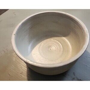 Vintage Studio Pottery Bowl – Signed Melissa ’87 Rustic Handmade Stoneware